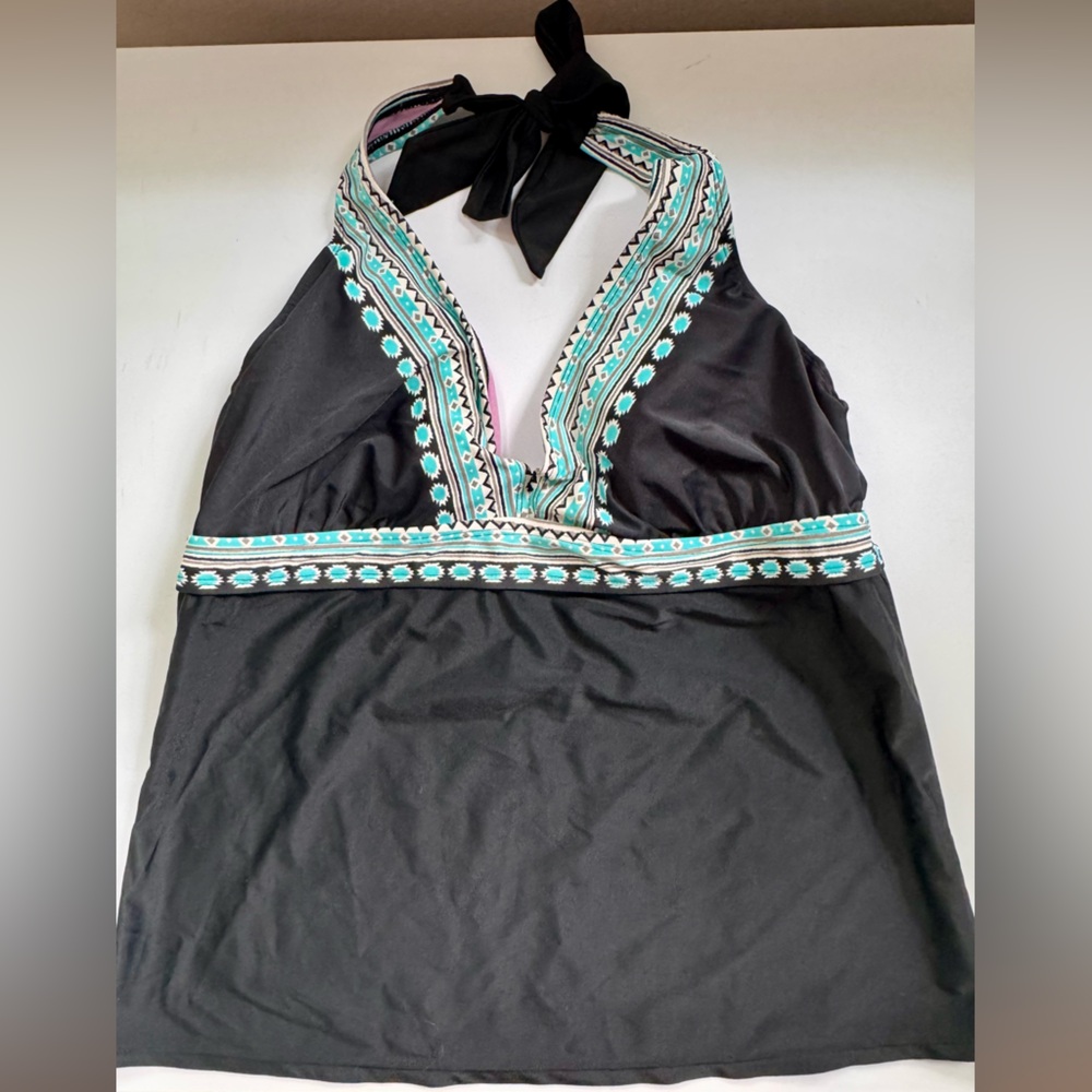 Athleta Longboard Tankini Top 38 B/C EUC